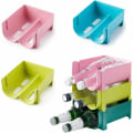 Miniatyrbillede 5 af 5: Ølholder til køleskab, flaskeholder, køleskab, stabelbar vinholder, køleskab, opbevaringshylde, stablede dåser, køleskabsdrikkedispenser, 3 stk.