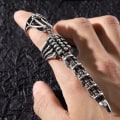 Miniatyrbilde 1 av 5: Scorpion Ring Justerbar Tung Rock Punk Ring