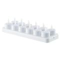 Miniatyrbilde 5 av 5: Oppladbare LED-lys, flammefri flimrende telys