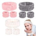Miniatyrbilde 1 av 5: Håndledhåndklær for kvinner til ansiktsvask, mikrofiber håndledsspa-vaskhåndklebånd