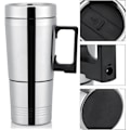 Miniatyrbillede 5 af 5: Elektrisk kedel bilvarme kop 300ml kaffe te varme kop rustfrit stål
