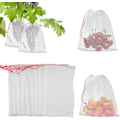 Miniatyrbillede 1 af 5: 10 x 15 cm beskyttelsespose til frugt, 50 stk. druebeskyttelsesposer, nylon insektposer, til beskyttelse af planter, frugt