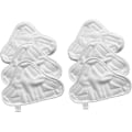 Miniatyrbillede 2 af 5: 6 vaskbare mikrofiberklude til dampmoppe, vaskbare betrækspuder til damprenser, fastgøres nemt til dampmoppe via velcro, mikrofiberklude damp M