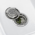 Miniatyrbillede 7 af 9: Rustfrit Stål Køkkenafløbsfilter - Anti-Tilstopning Vaskestativ, Pakke med 2 (11 cm Diameter)