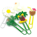 Miniatyrbillede 5 af 5: 10 stk. sjove papirclips i PVC med lysende papirclips B