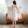 Miniatyrbillede 1 af 4: 1 stk. badekåbe til kvinder i mikrofiber - blød badekåbe til kvinder - komfortabel badekåbe med lomme