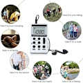Pikkukuva 4 / 5: Mini kannettava stereoradio, ladattava, dsp Am Fm 2-kaistainen digitaalinen vastaanotin W