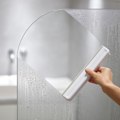 Miniatyrbillede 2 af 4: 2 stk Kompakt Bruse Squeegee med Ophængningskrog - Grå/Hvid, 25*4.5*5.3cm