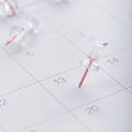 Miniatyrbillede 4 af 5: 200 stk. gennemsigtige trykknapper til korktavle - rosaguld
