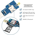 Miniatyrbillede 5 af 5: SIM800C Quad Band 850/900/1800/1900MHz USB GSM GPRS trådløs modul T USB C
