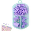 Miniatyrbillede 1 af 5: Papirclips og papirclips - 45 stk. papirclips papirclips - skrivebordsclips