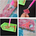 Miniatyrbilde 3 av 5: 5D DIY Diamantmaleri 2 sett Krystall Rhinestone Diamantbroderi Maling