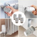 Miniatyrbilde 4 av 4: 4 stk termostater for radiator, automatisk radiatorhode, temperaturkontrollventil, hode