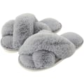 Miniatyrbild 1 av 5: Hemmaslippers Damtofflor Vinter Mjuka Plysch Inomhus Tofflor Tofflor Päls