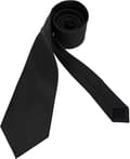 Miniatyrbillede 5 af 5: Mænds slips Solid Pure Color Plain Formal Black Slips til mænd