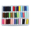 Miniatyrbild 2 av 5: Sytrådskit 39 färger regnbåge polyester sytråd låda kit set I