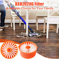 Pikkukuva 2 / 5: 4 kappaleen suodatinelementti BLACK + DECKER BSV2020G langattomalle imurille A