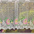 Miniatyrbild 2 av 5: Broderade cafégardiner för köksgardiner Valance för fönster Tier Cur