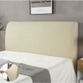 Miniatyrbilde 1 av 5: Hodegjerdetrekk, hodegjerdebeskyttende trekk Støvtett vaskbart hodegjerdetrekk Full pakke 360° Beige 150cm Egnet for 140-170cm hodegjerde