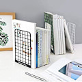 Miniatyrbild 3 av 5: Metallbokstöd Modern Geometrisk Design Stor Hög Belastning 1 Par
