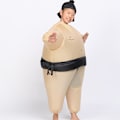 Miniatyrbilde 3 av 3: Oppblåsbar feittdrakt Voksen Oppblåsbar Sumo-drakt Karneval Cosplay-festdrakt