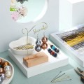 Miniatyrbild 4 av 5: 500 st. huvudstift för smyckestillverkning silver guld smyckestift kulspets