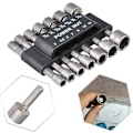 Miniatyrbild 1 av 5: 5mm-12mm Hexmutterdrivare Kraftfulla borrbits Metriska hylsadapter Solida hylsnyckelslangar för skruvar -14 st