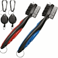 Miniatyrbillede 1 af 5: Golfbørste Retractible Groove Cleaner Dobbeltsidet Ergonomisk Design til Gol