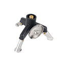 Miniatyrbilde 1 av 5: Bærbar gasskomfyr-adapter for utendørs camping - Overføringshodeadapter, sammenleggbar gasskonverter, koketilbehør