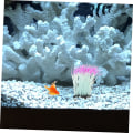 Miniatyrbilde 4 av 5: 3 stk glød anemonetankdekorasjon sjødekorasjon kunstige planter falsk fisketank