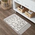 Miniatyrbild 3 av 4: Badrumsmatta 40 X 60 Cm Boho Marockansk Geometrisk Farmhouse Halksäker Badmatta Mjuk Mikrofiber Maskintvättbar Badmatta Golvmatta för Badrum Badkar