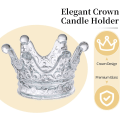 Miniatyrbilde 4 av 5: 6PCS Crown Deocr Table Centerpiece Tealight Holder Clear Bulk for