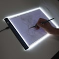 Miniatyrbilde 1 av 5: A4 LED-lys tavle for diamantmaleri, USB-drevet lysbrett digitalt grafikkbrett for tegnebrett kunstmaleri tavle
