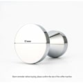 Miniatyrbild 3 av 4: 51 mm rostfri kaffepress, silver espressopress, återanvändbar platt bas rostfri pulverpress, 51 mm press grundläggande kaffebönpress, kaffeprodukter