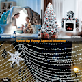 Miniatyrbild 4 av 5: Julbelysning utomhus 800LED/330FT Super Long String Lights Vattentät F