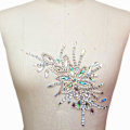 Miniatyrbillede 1 af 5: Exquisite Uniquely Pure Handmade AB Colour Bright Crystal Patches Sew-on Rh