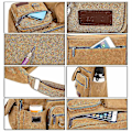 Miniatyrbild 4 av 4: Herr Canvas Axelväskor Casual Tote Resväska Herr Crossbody Väska Lyx Messenger Väskor Mode Hög Kvalitet Handväska