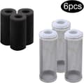 Miniatyrbillede 2 af 5: Filter Guard Mesh Beskyttelse 6 Stykker Filter Indløbssvamp Akvariefilter G