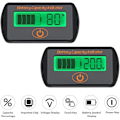 Miniatyrbillede 4 af 5: 2 i 1 Batterikapacitetsindikator SOC Spændingskapacitetskombinationsmåler Blysyremåler 12V 24V 36V 48V Lithium Li-ion 2S~15S 7.4V~56V