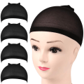 Miniatyrbillede 2 af 5: Paryk Hue, 8 stk Paryk Sokker Hue, Til Front Lace Paryk, 4 stk Sort+4 stk Beige