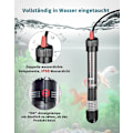 Miniatyrbillede 3 af 5: Akvarievarmer Justerbar 30 L 25 W Akvarium Modstand med Termostat 20-34 °C til Fisketanke og Akvarium