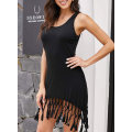Miniatyrbild 4 av 5: Kvinnors sommarstrand kjol bikini blus casual semester kjol,XL