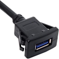Miniatyrbild 5 av 5: Vattentät USB 3.0-hjälpkabel för instrumentpanel 1 m