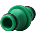 Miniatyrbillede 2 af 4: 6 stk. dobbelt rørforbindelse, dobbelt haneslangeforbindelse, plastslangefittings til sammenføjning af haveslangerør (grøn)
