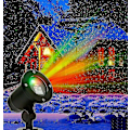 Miniatyrbild 1 av 5: Jul LED-projektor för utomhuslandskapsscen, julbelysning