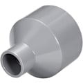 Miniatyrbillede 3 af 5: 50mm x 20mm Reducerrør PVC-rørfitting Kobling Hub til Hub Kobling Grå 2stk