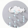 Miniatyrbillede 4 af 5: Kreative søde stjerne måne sky form tøj væg dekorative tøj kroge H