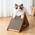 Miniatyrbilde 2 av 5: Kattenskrapeball i naturmateriale, skrapebrett for innendørskatter og kattunger, interaktivt katteskrapeball med ball, katteskrapeball i papp