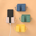 Miniatyrbild 4 av 4: 4 st självhäftande fjärrkontrollförvaringsbox, väggmonterad fjärrkontrollförvaringsbox, väggmonterad mobiltelefonhållare, för hemmakontor skola, fjärrkontroll
