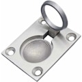 Miniatyrbilde 3 av 5: Felle Ring Pull Håndtak Luke Locker Skap Skjult Håndtak 48 x 38mm - St